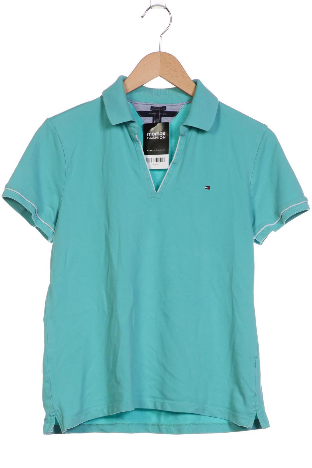 

Tommy Hilfiger Damen Poloshirt, türkis, Gr. 42
