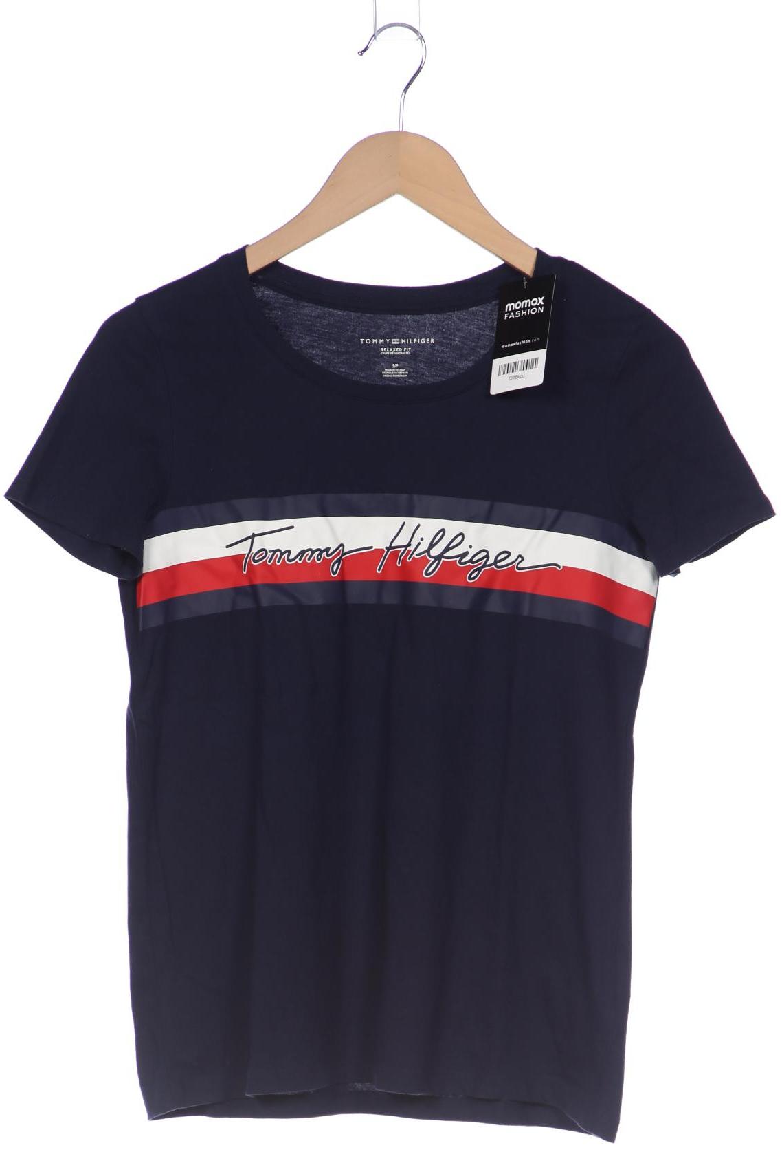 

Tommy Hilfiger Damen T-Shirt, marineblau, Gr. 36