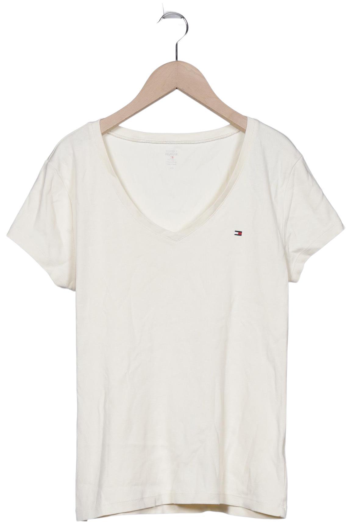 

Tommy Hilfiger Damen T-Shirt, cremeweiß, Gr. 42