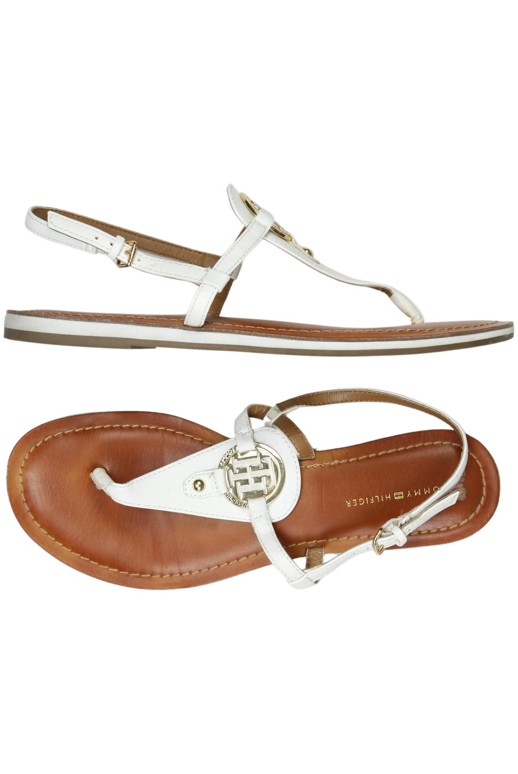 

Tommy Hilfiger Damen Sandale, weiß, Gr. 8.5