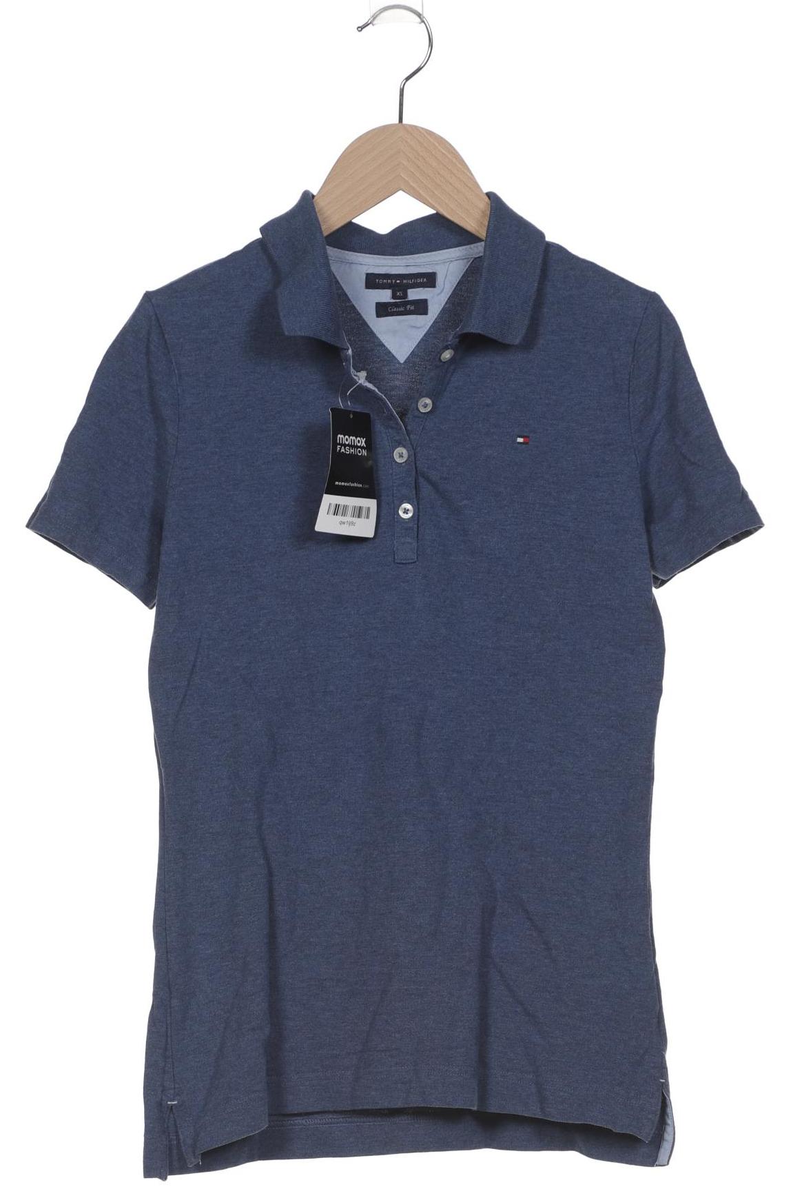 

Tommy Hilfiger Damen Poloshirt, blau, Gr. 34
