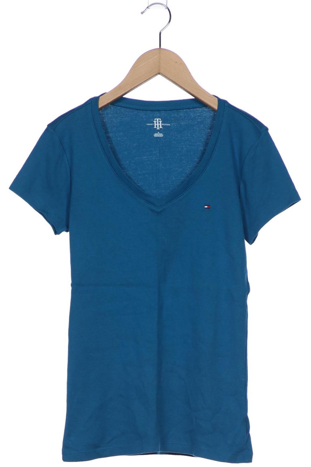 

Tommy Hilfiger Damen T-Shirt, blau, Gr. 38