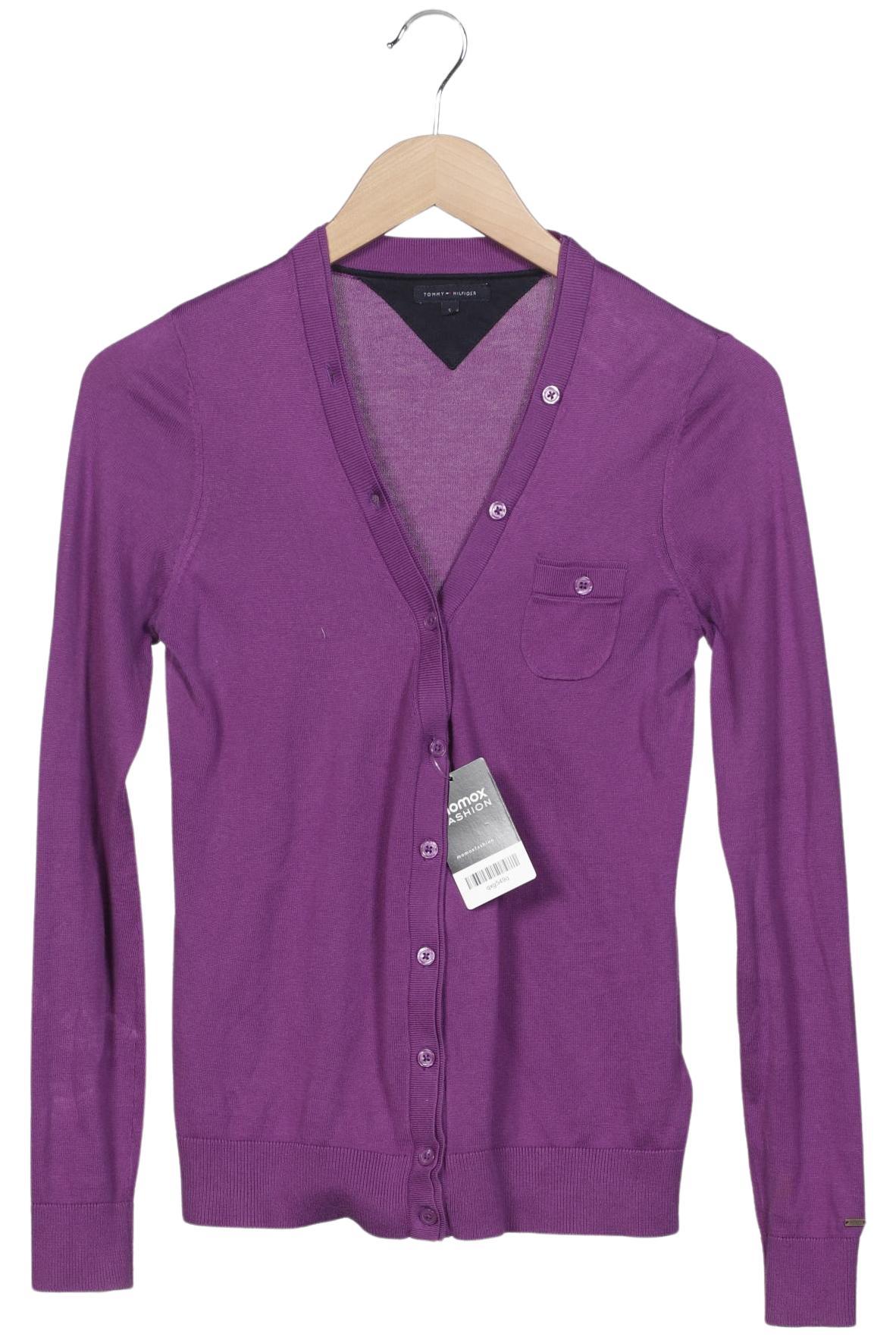 

Tommy Hilfiger Damen Strickjacke, flieder, Gr. 36