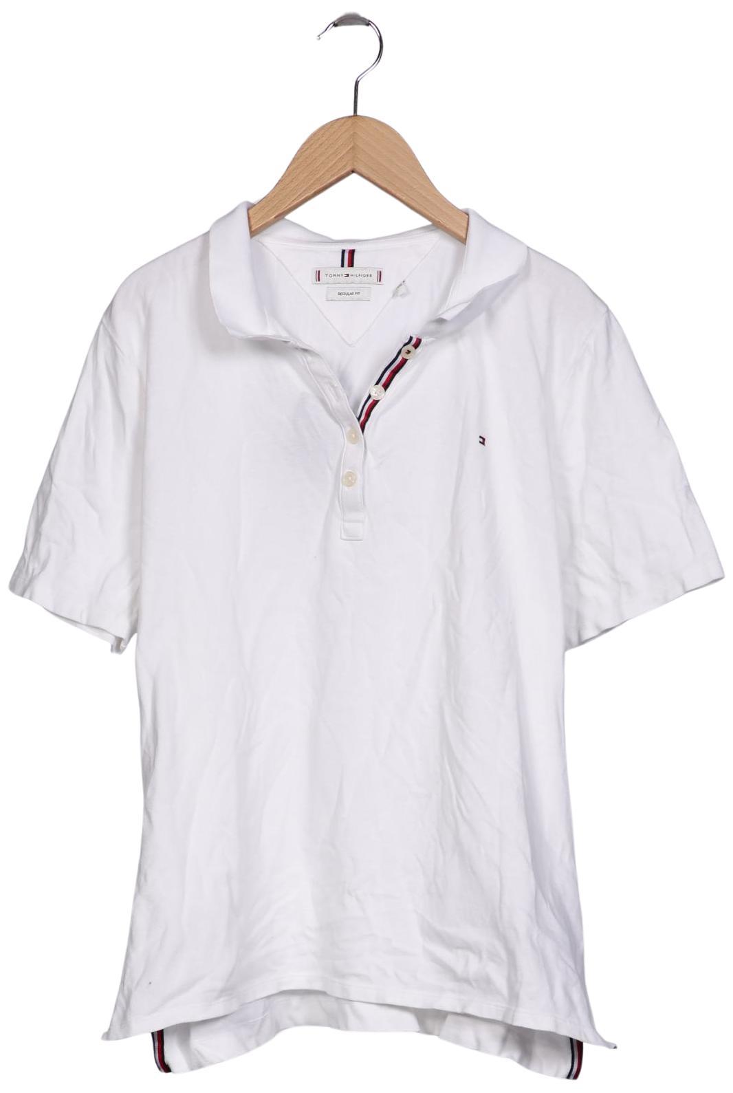 

Tommy Hilfiger Damen Poloshirt, weiß, Gr. 46