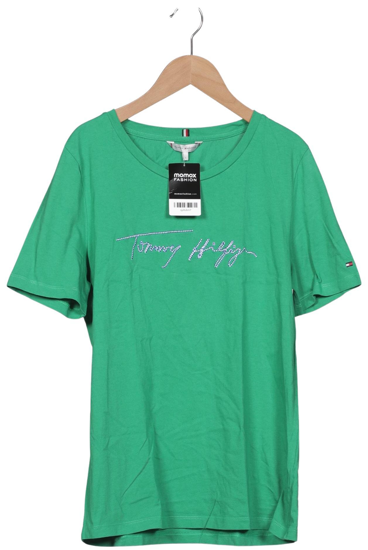 

Tommy Hilfiger Damen T-Shirt, grün, Gr. 42