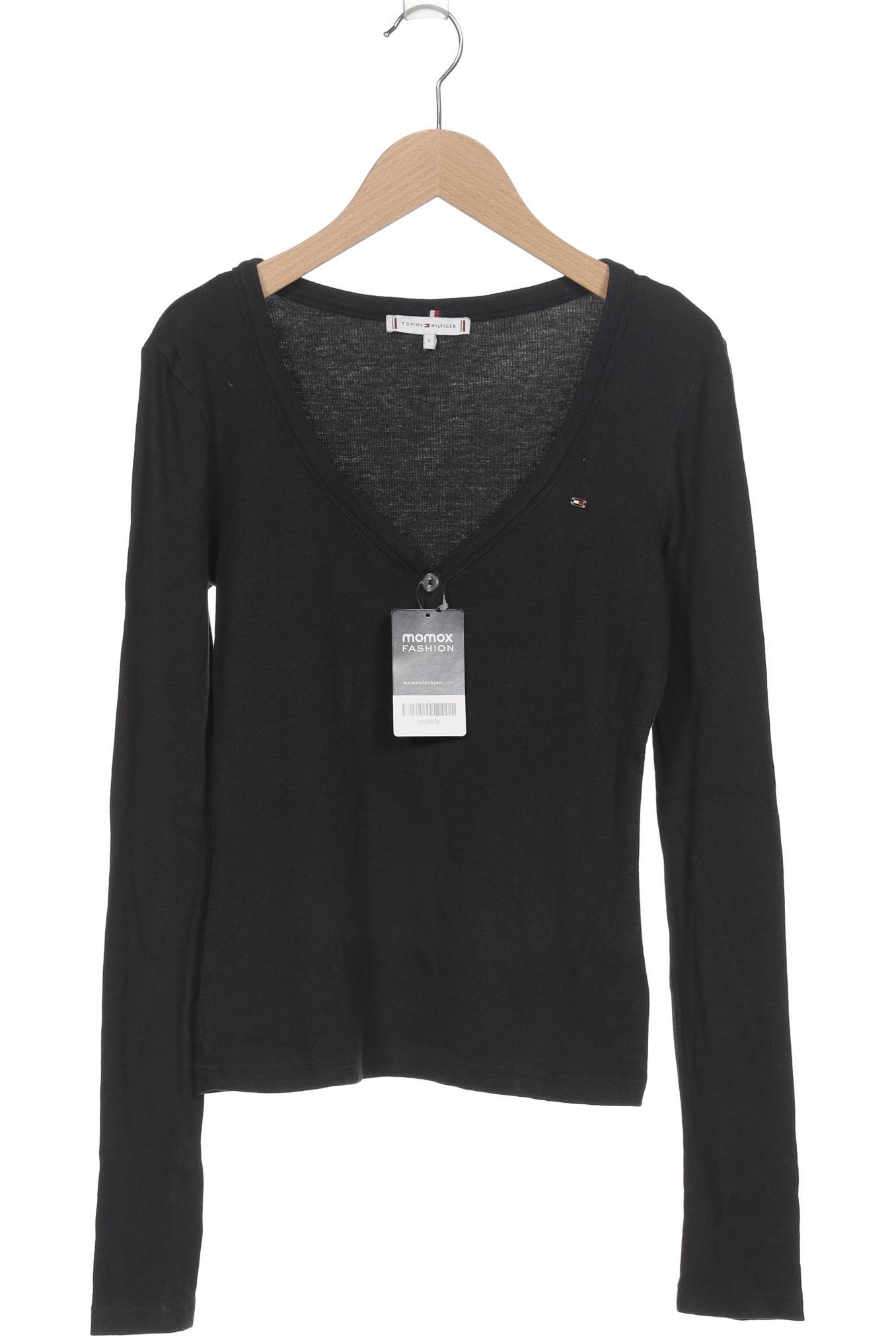 

Tommy Hilfiger Damen Langarmshirt, schwarz, Gr. 36