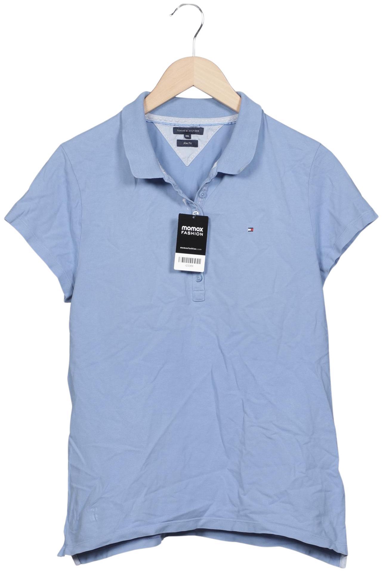 

Tommy Hilfiger Damen Poloshirt, hellblau, Gr. 46