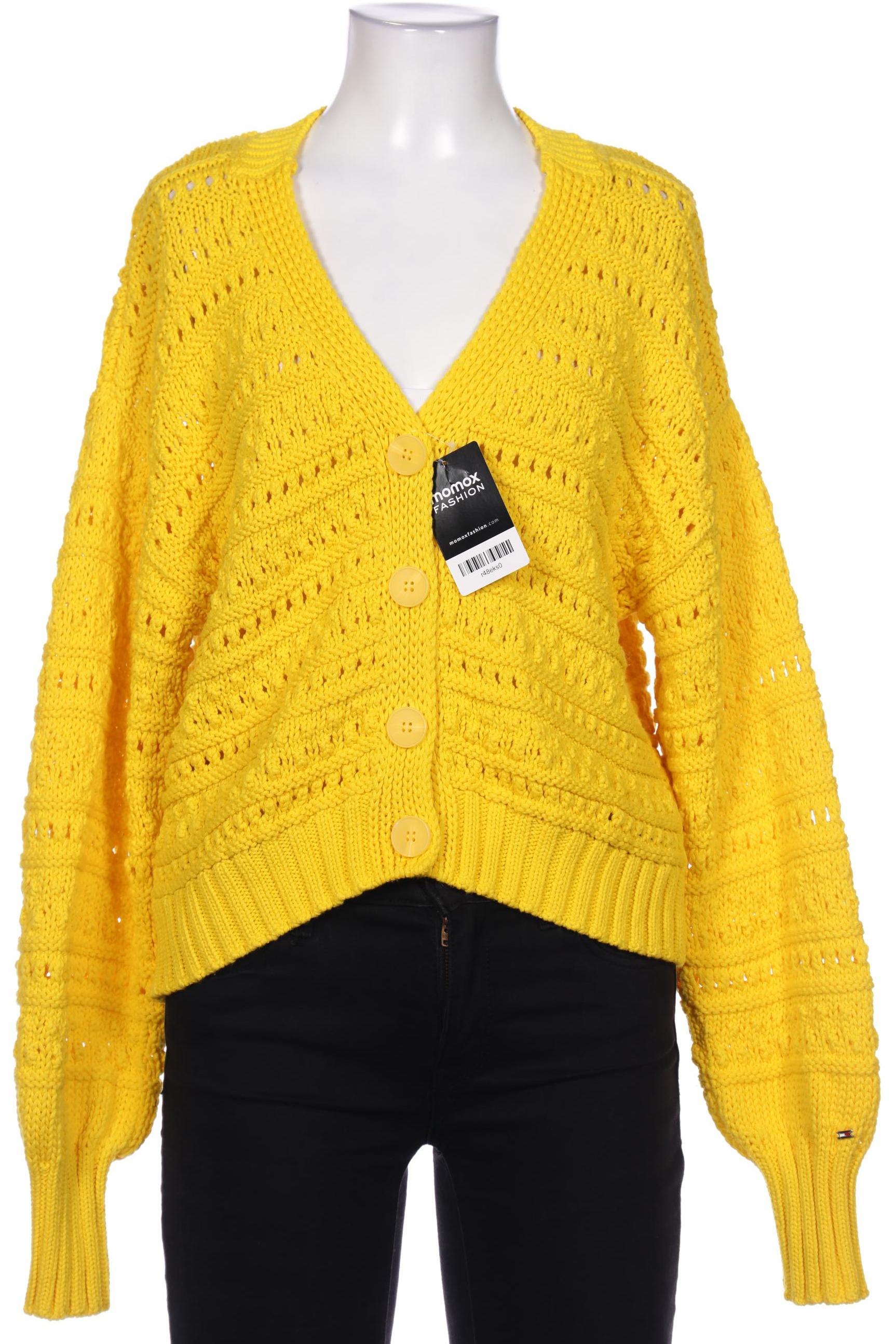 

Tommy Hilfiger Damen Strickjacke, gelb, Gr. 34
