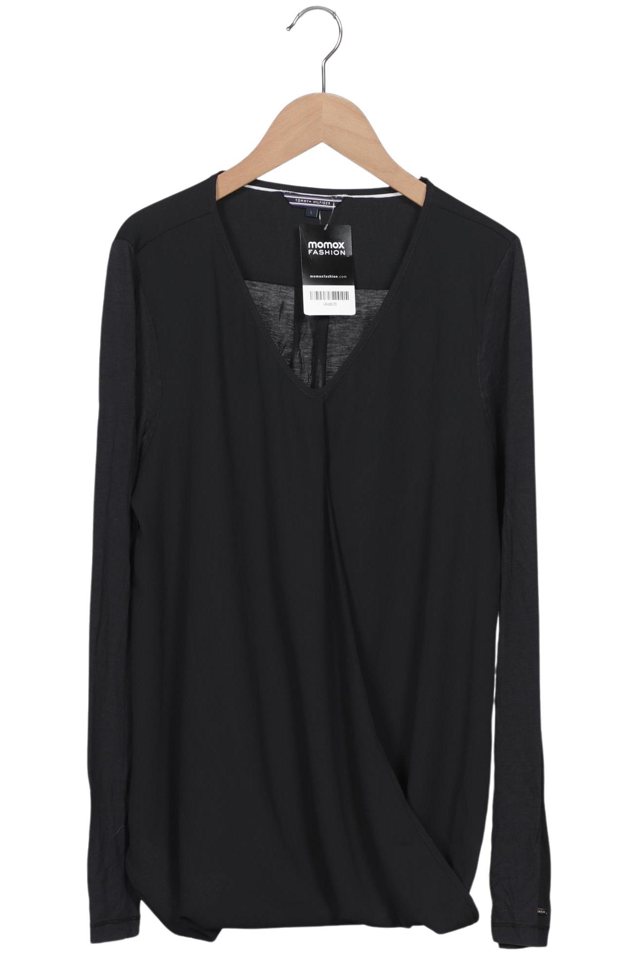 

Tommy Hilfiger Damen Langarmshirt, schwarz, Gr. 42