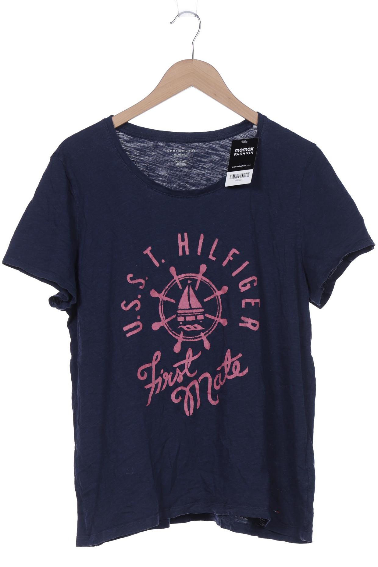 

Tommy Hilfiger Damen T-Shirt, marineblau, Gr. 46