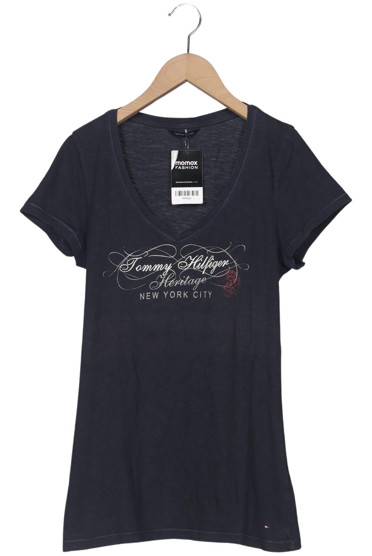 

Tommy Hilfiger Damen T-Shirt, marineblau, Gr. 42