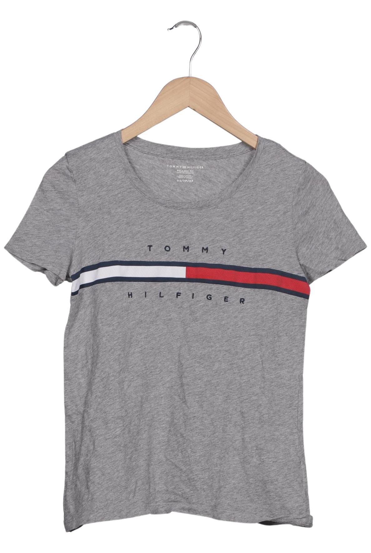 

Tommy Hilfiger Damen T-Shirt, grau, Gr. 34