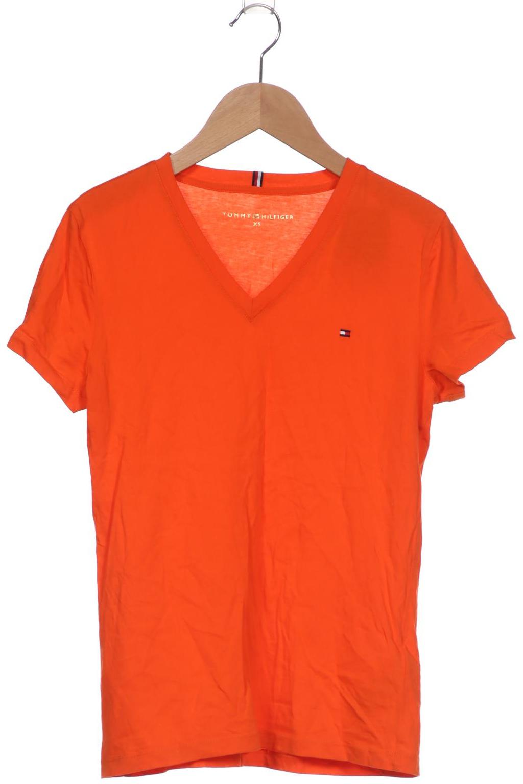

Tommy Hilfiger Damen T-Shirt, orange, Gr. 34