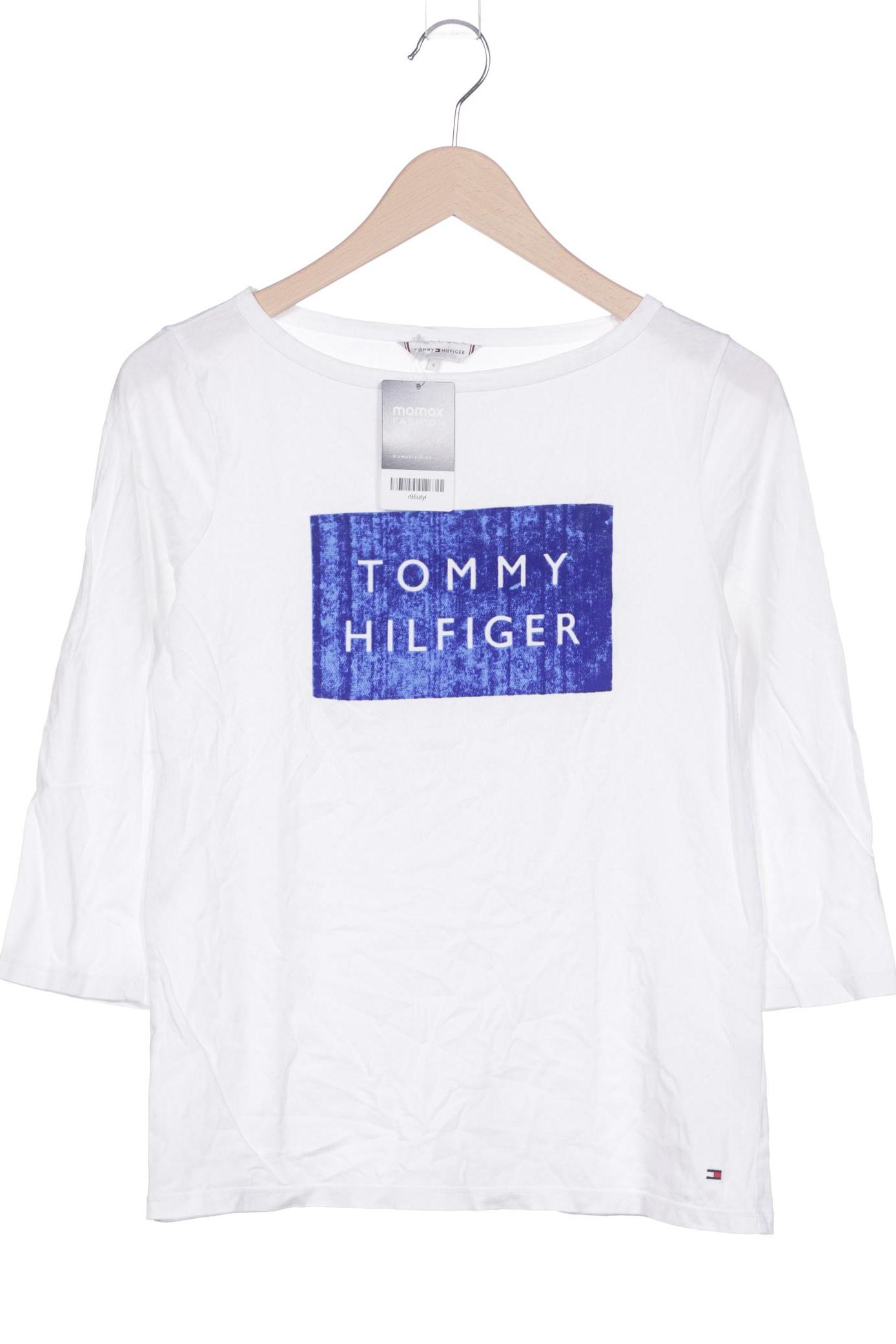 

Tommy Hilfiger Damen Langarmshirt, weiß, Gr. 36