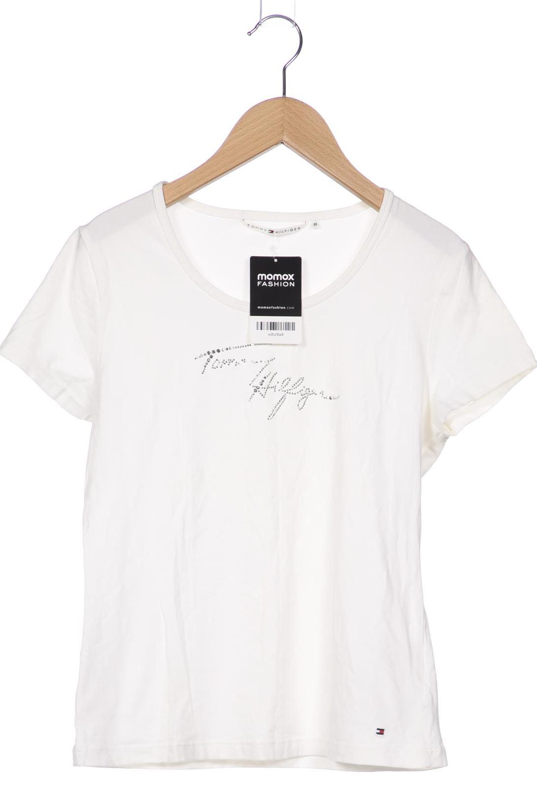 

Tommy Hilfiger Damen T-Shirt, cremeweiß, Gr. 38
