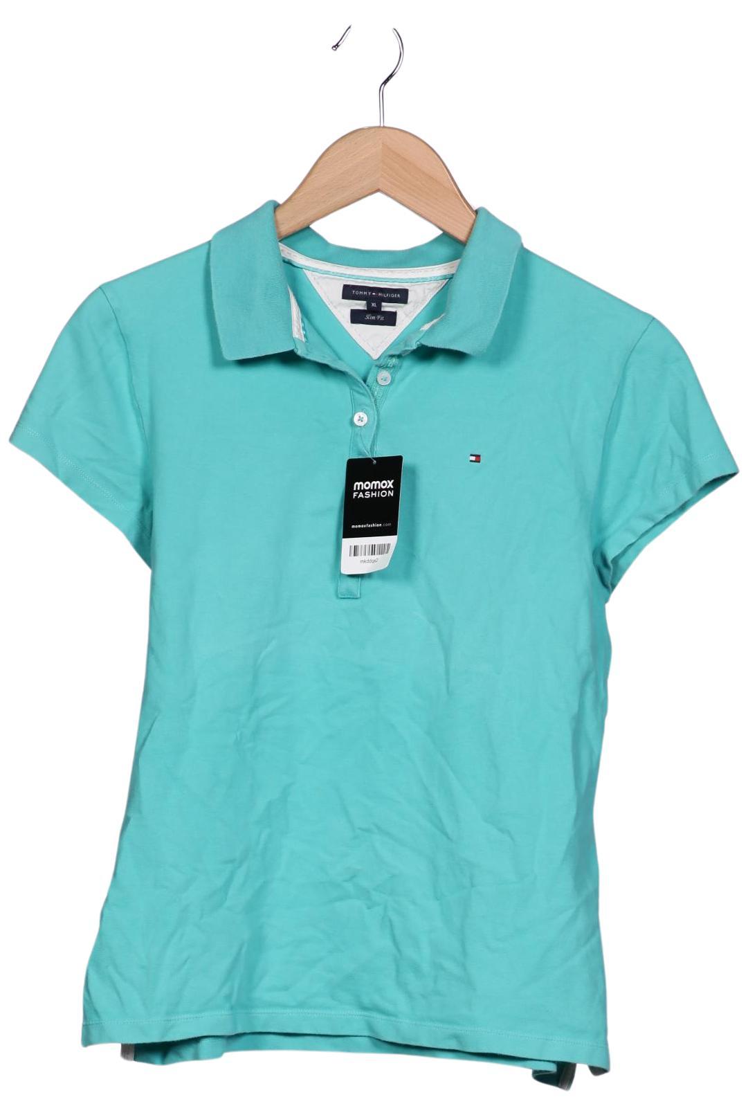 

Tommy Hilfiger Damen Poloshirt, türkis, Gr. 44