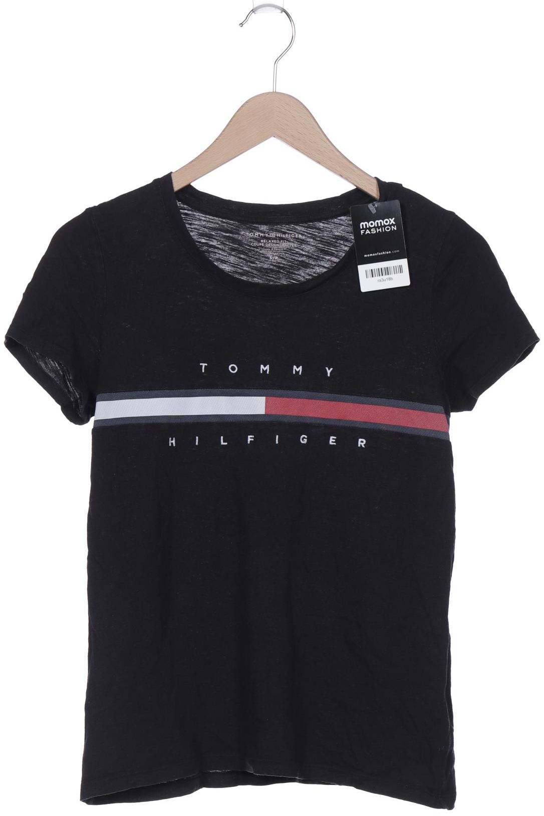 

Tommy Hilfiger Damen T-Shirt, schwarz, Gr. 36
