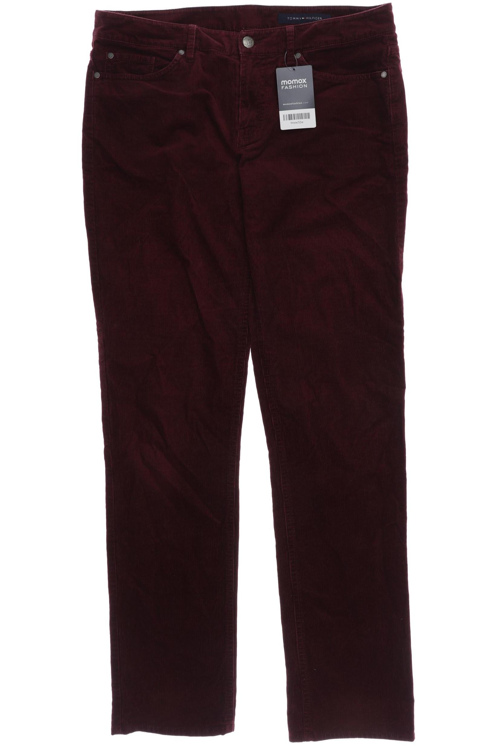 

Tommy Hilfiger Damen Stoffhose, bordeaux, Gr. 8