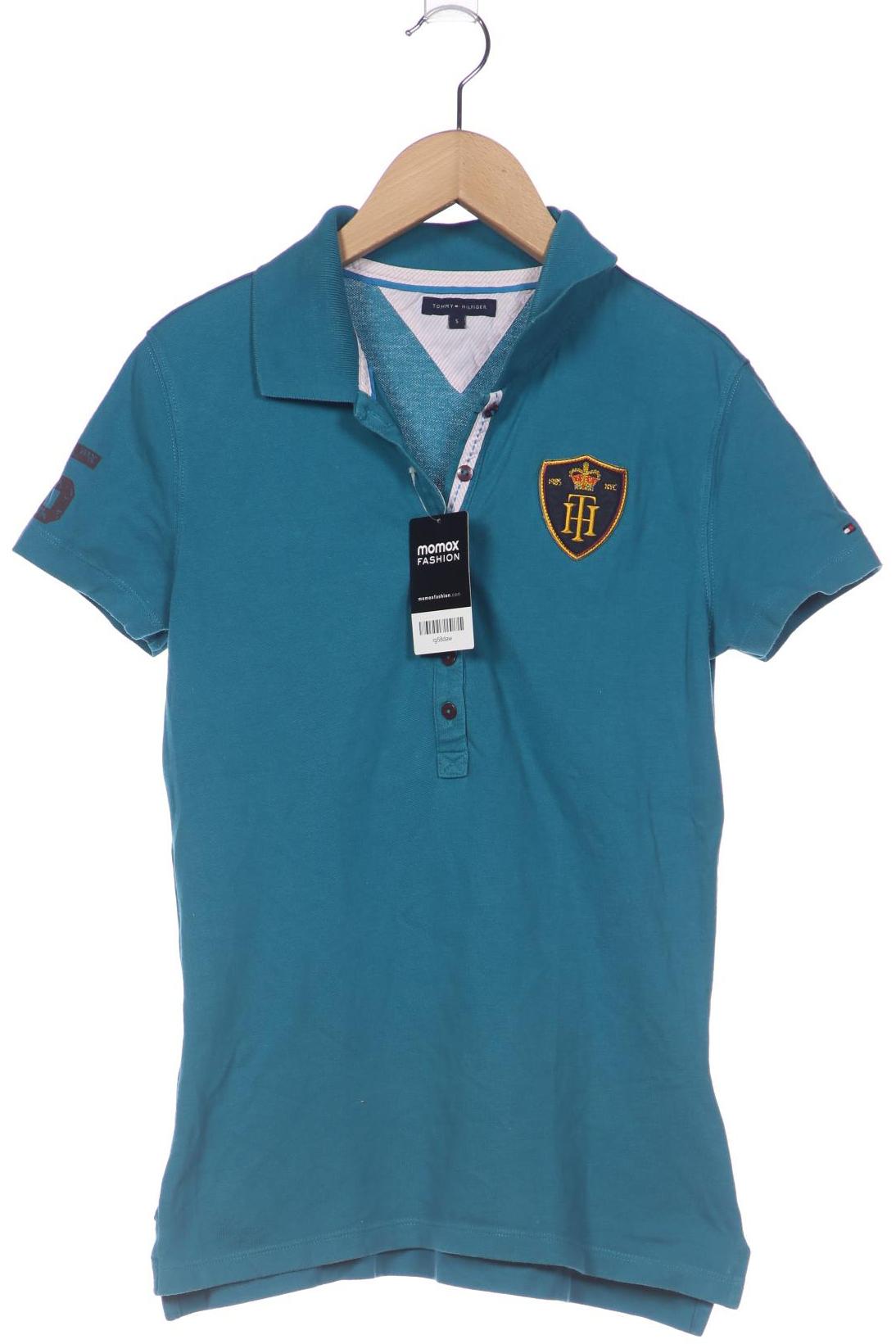 

Tommy Hilfiger Damen Poloshirt, türkis, Gr. 36