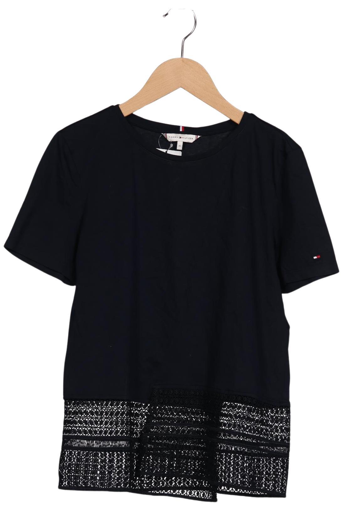 

Tommy Hilfiger Damen T-Shirt, marineblau, Gr. 34