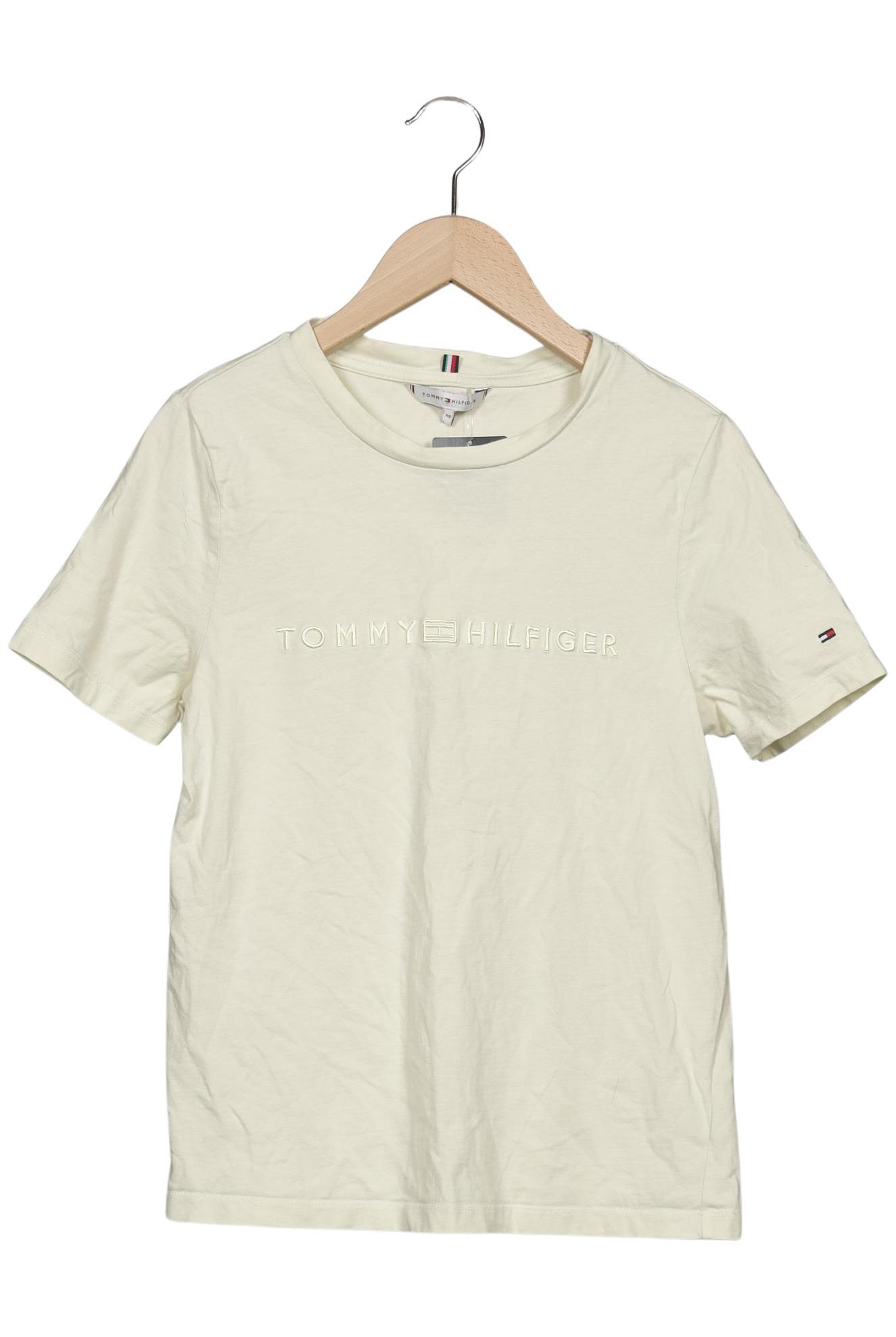 

Tommy Hilfiger Damen T-Shirt, cremeweiß, Gr. 34