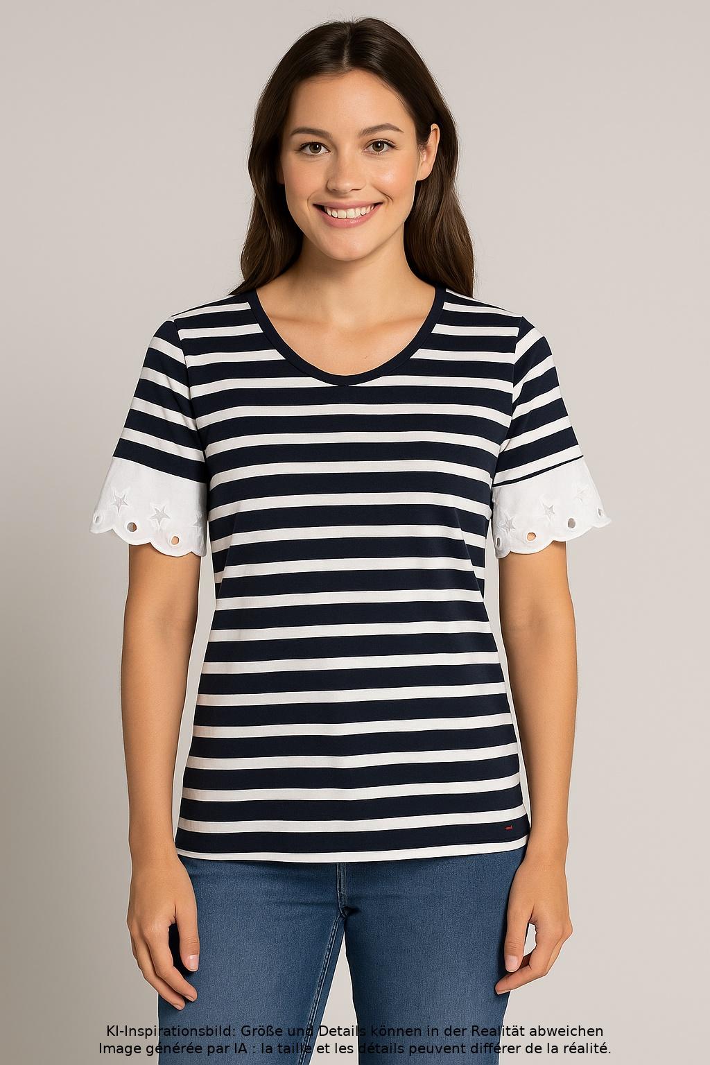 

Tommy Hilfiger Damen T-Shirt, mehrfarbig, Gr. 38