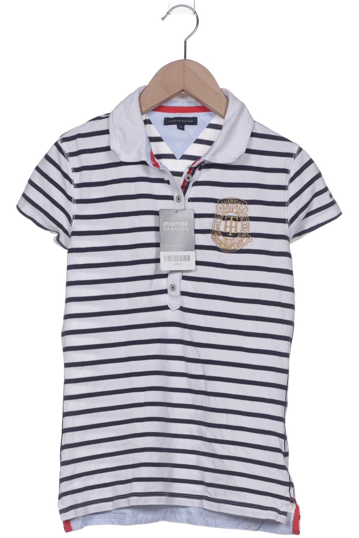 

Tommy Hilfiger Damen Poloshirt, weiß, Gr. 34