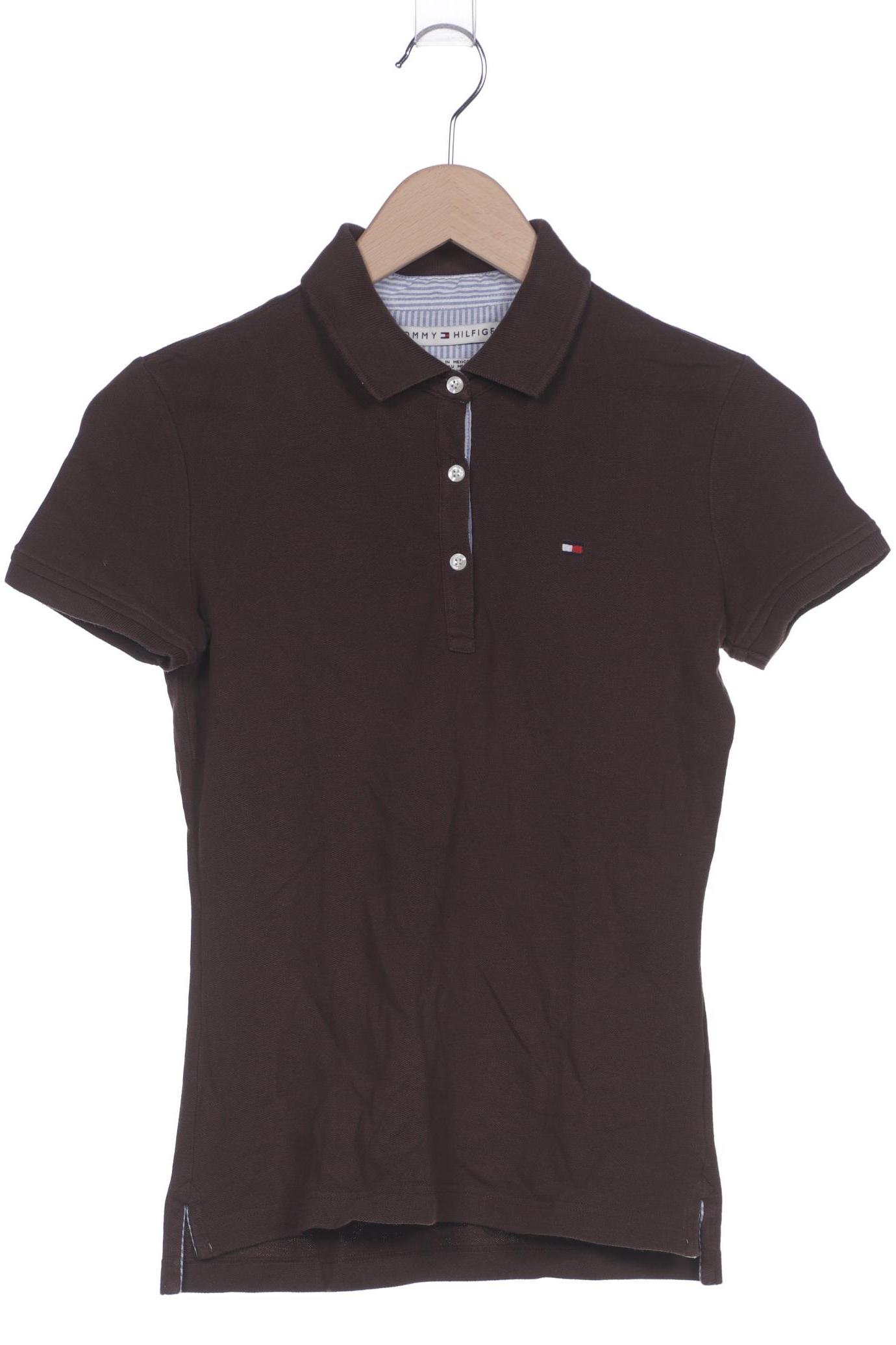 

Tommy Hilfiger Damen Poloshirt, braun, Gr. 34