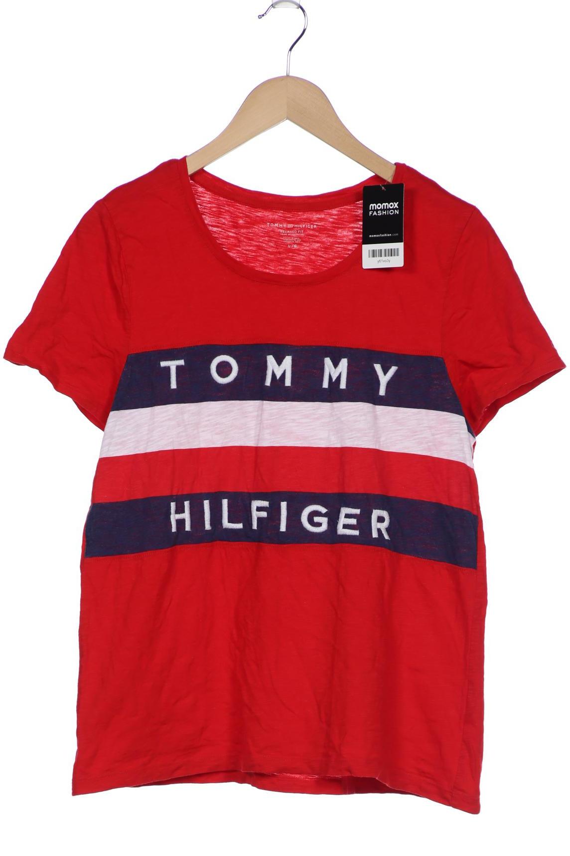 

Tommy Hilfiger Damen T-Shirt, rot, Gr. 42