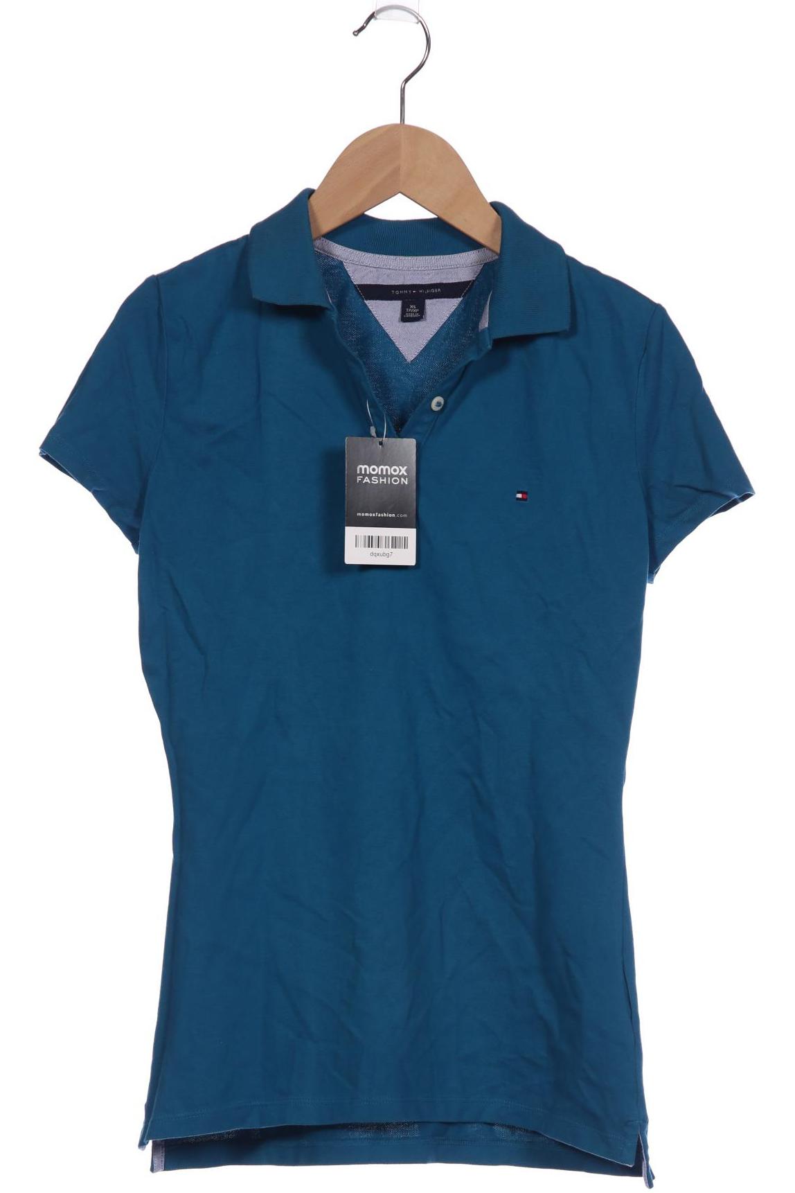 

Tommy Hilfiger Damen Poloshirt, blau, Gr. 34