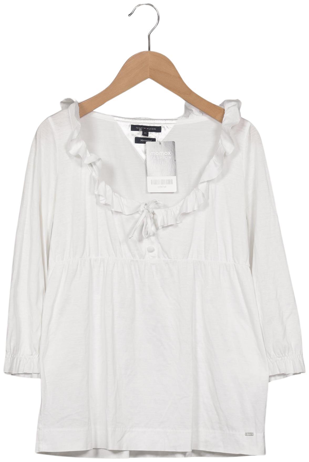 

Tommy Hilfiger Damen Langarmshirt, weiß, Gr. 34