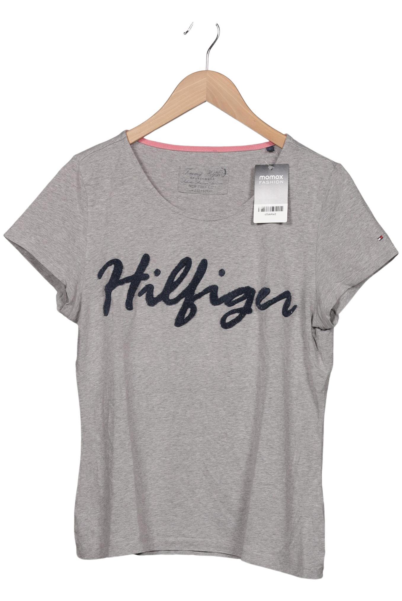 

Tommy Hilfiger Damen T-Shirt, grau, Gr. 42