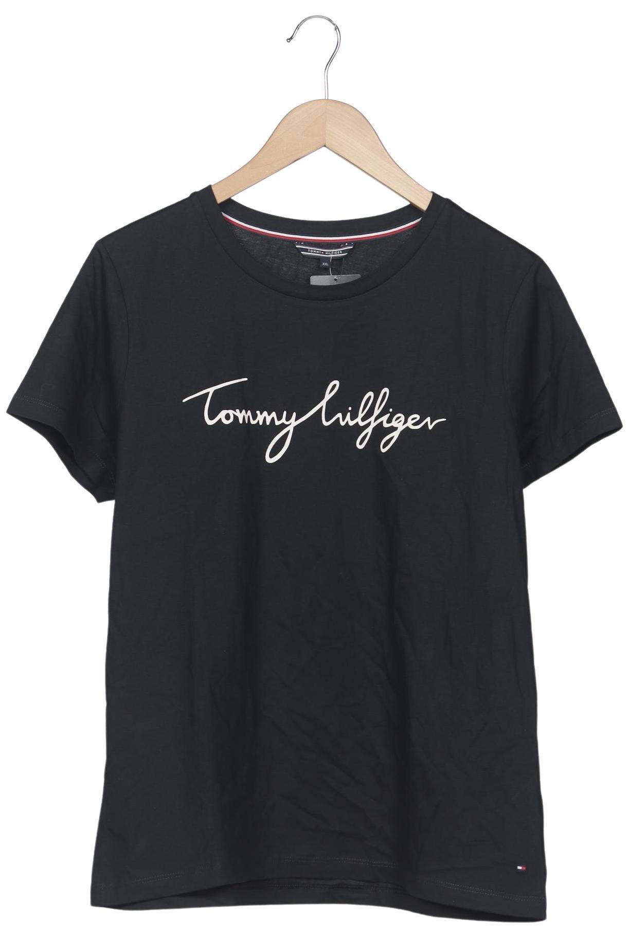 

Tommy Hilfiger Damen T-Shirt, schwarz, Gr. 46