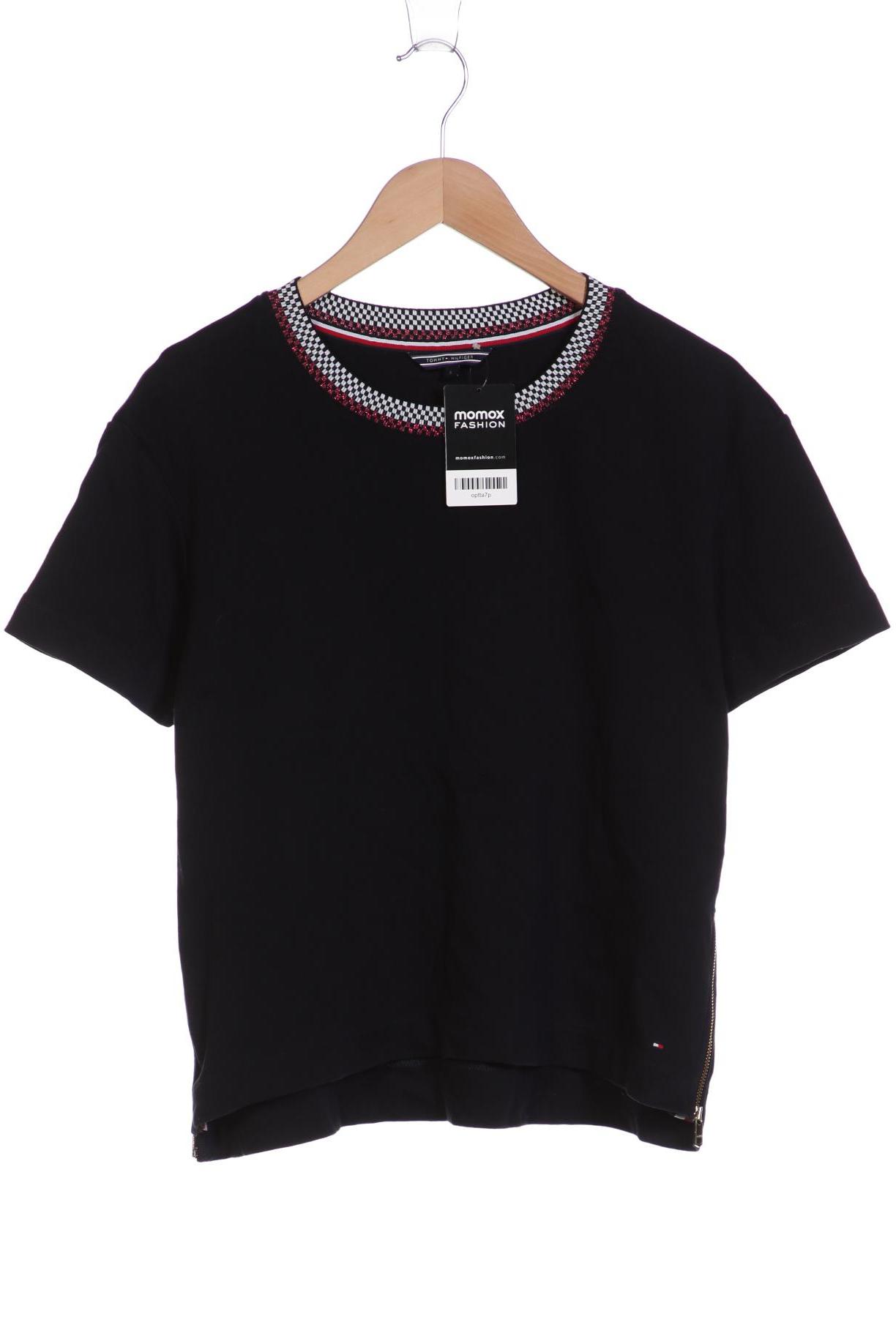 

Tommy Hilfiger Damen T-Shirt, schwarz, Gr. 36