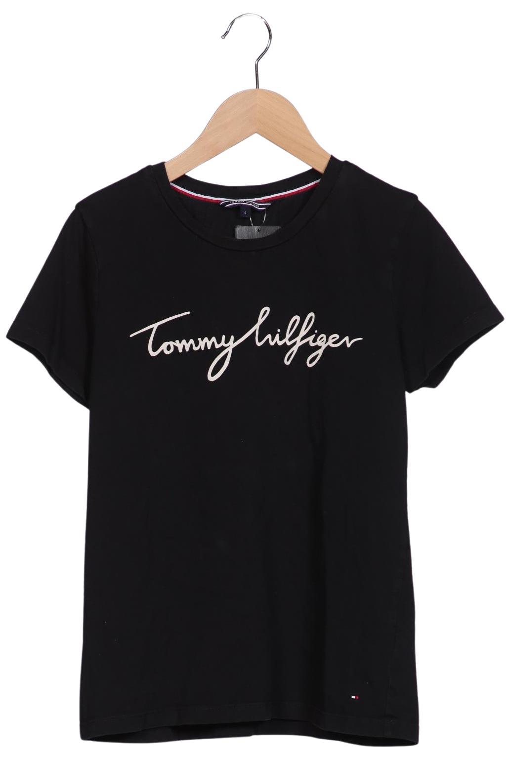

Tommy Hilfiger Damen T-Shirt, schwarz, Gr. 36