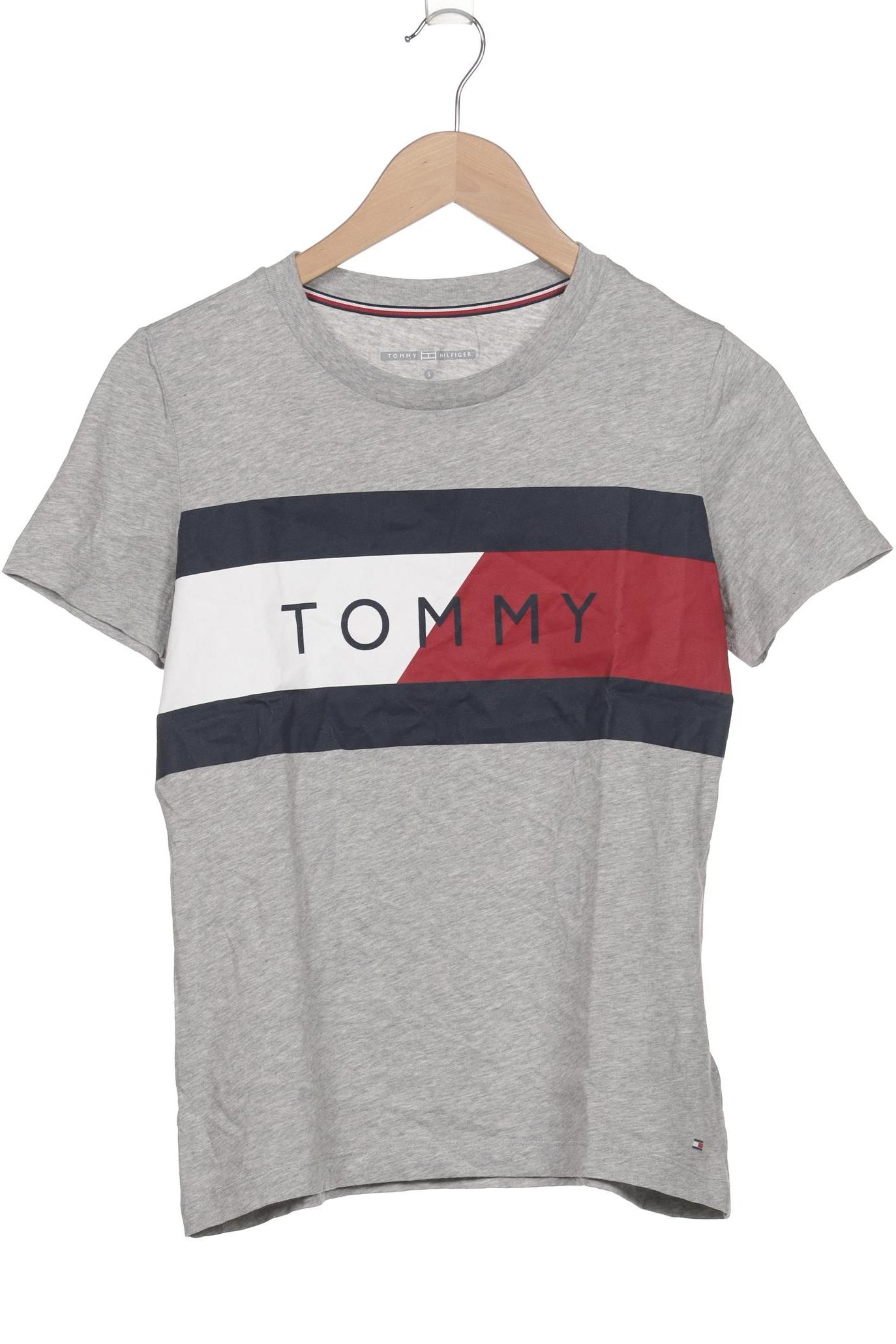 

Tommy Hilfiger Damen T-Shirt, grau, Gr. 36