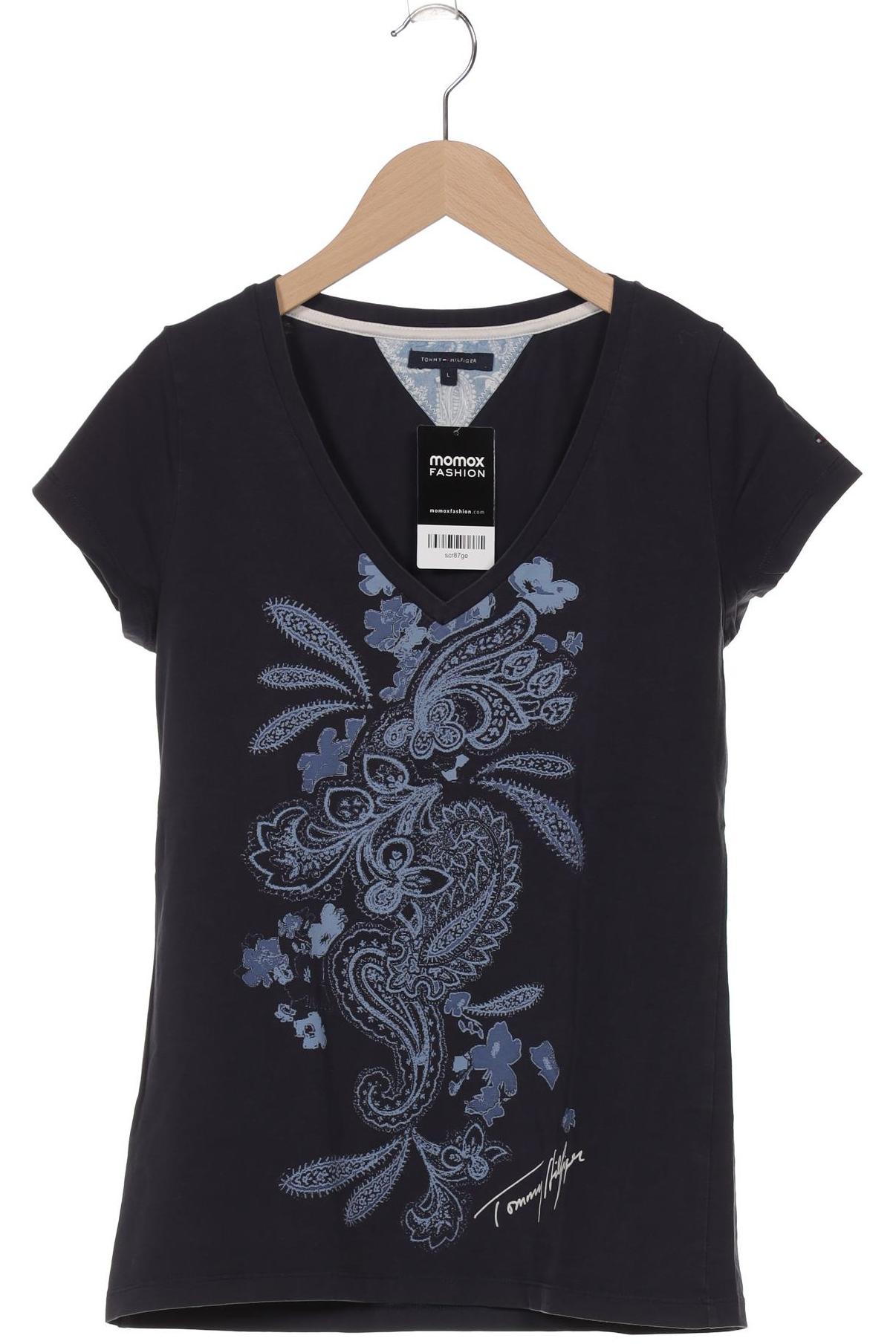 

Tommy Hilfiger Damen T-Shirt, marineblau, Gr. 42