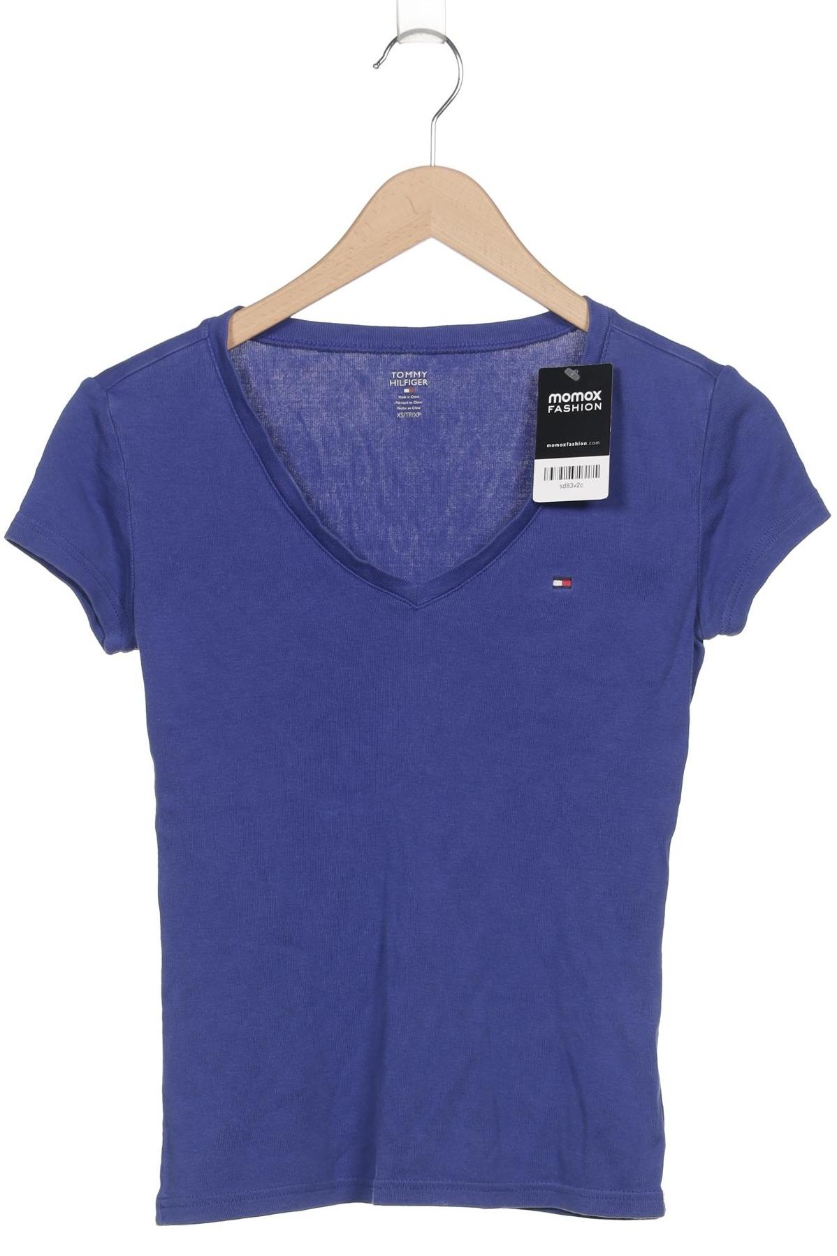 

Tommy Hilfiger Damen T-Shirt, blau, Gr. 34