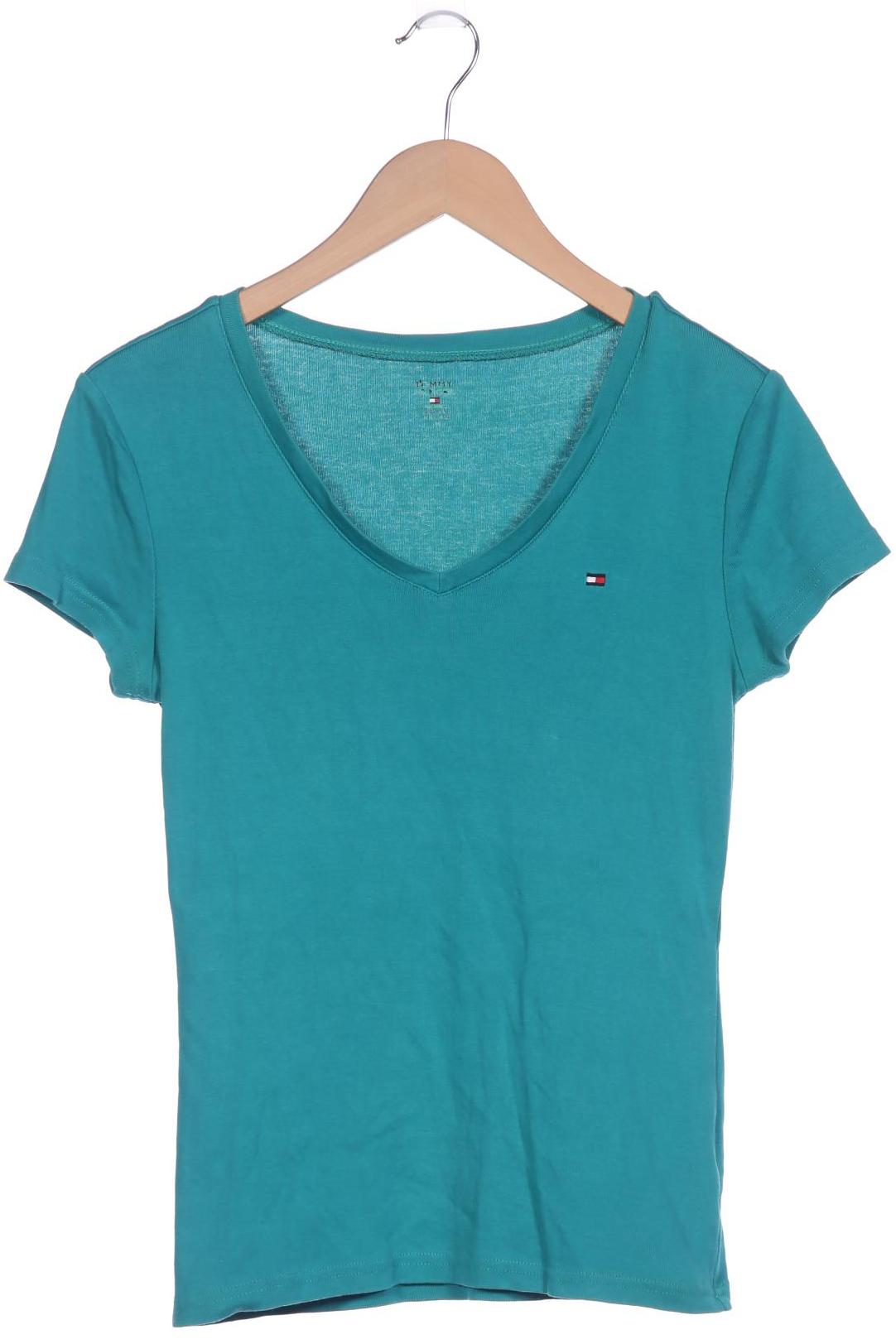 

Tommy Hilfiger Damen T-Shirt, türkis, Gr. 38