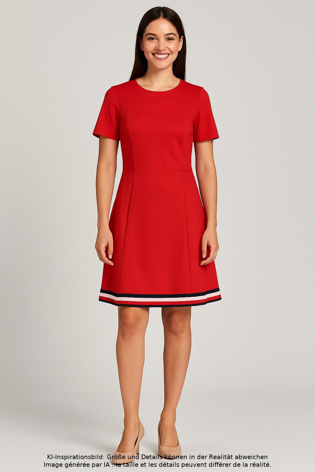 

Tommy Hilfiger Damen Kleid, rot, Gr. 32