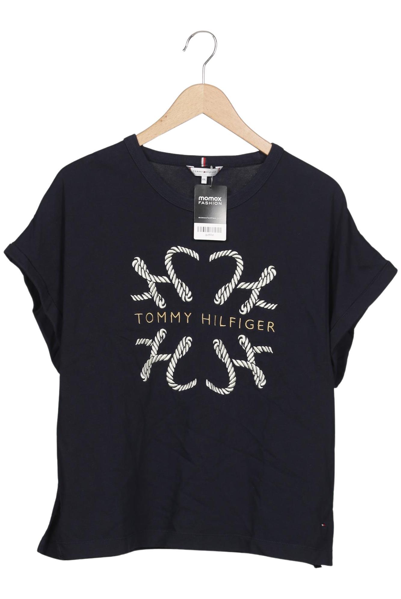 

Tommy Hilfiger Damen T-Shirt, marineblau, Gr. 46