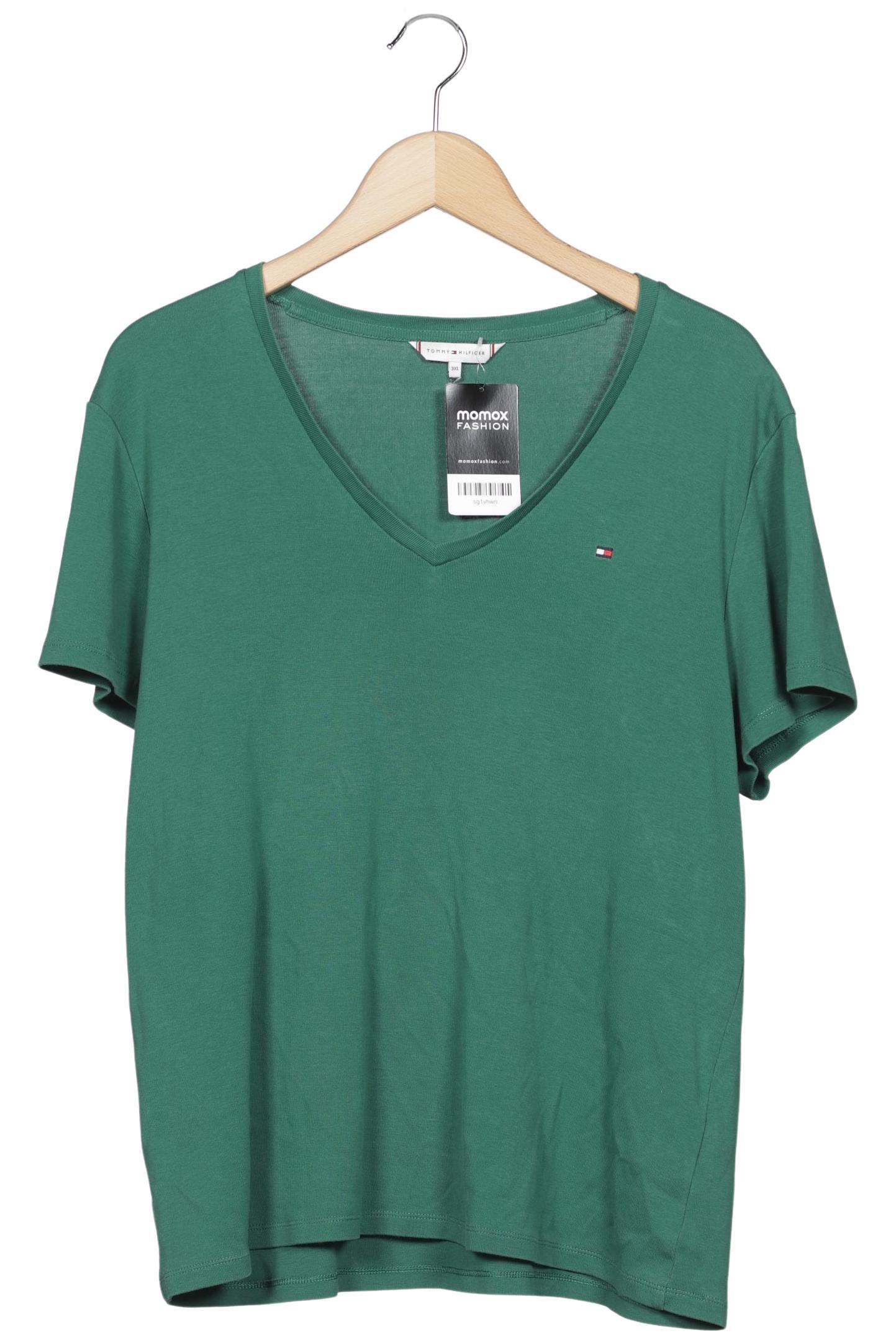 

Tommy Hilfiger Damen T-Shirt, grün, Gr. 48