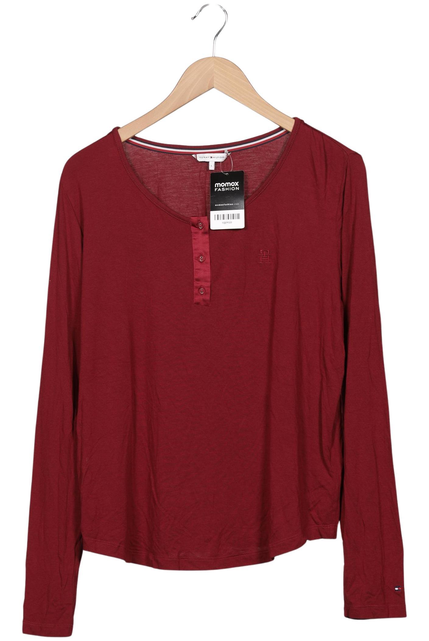

Tommy Hilfiger Damen Langarmshirt, bordeaux, Gr. 42