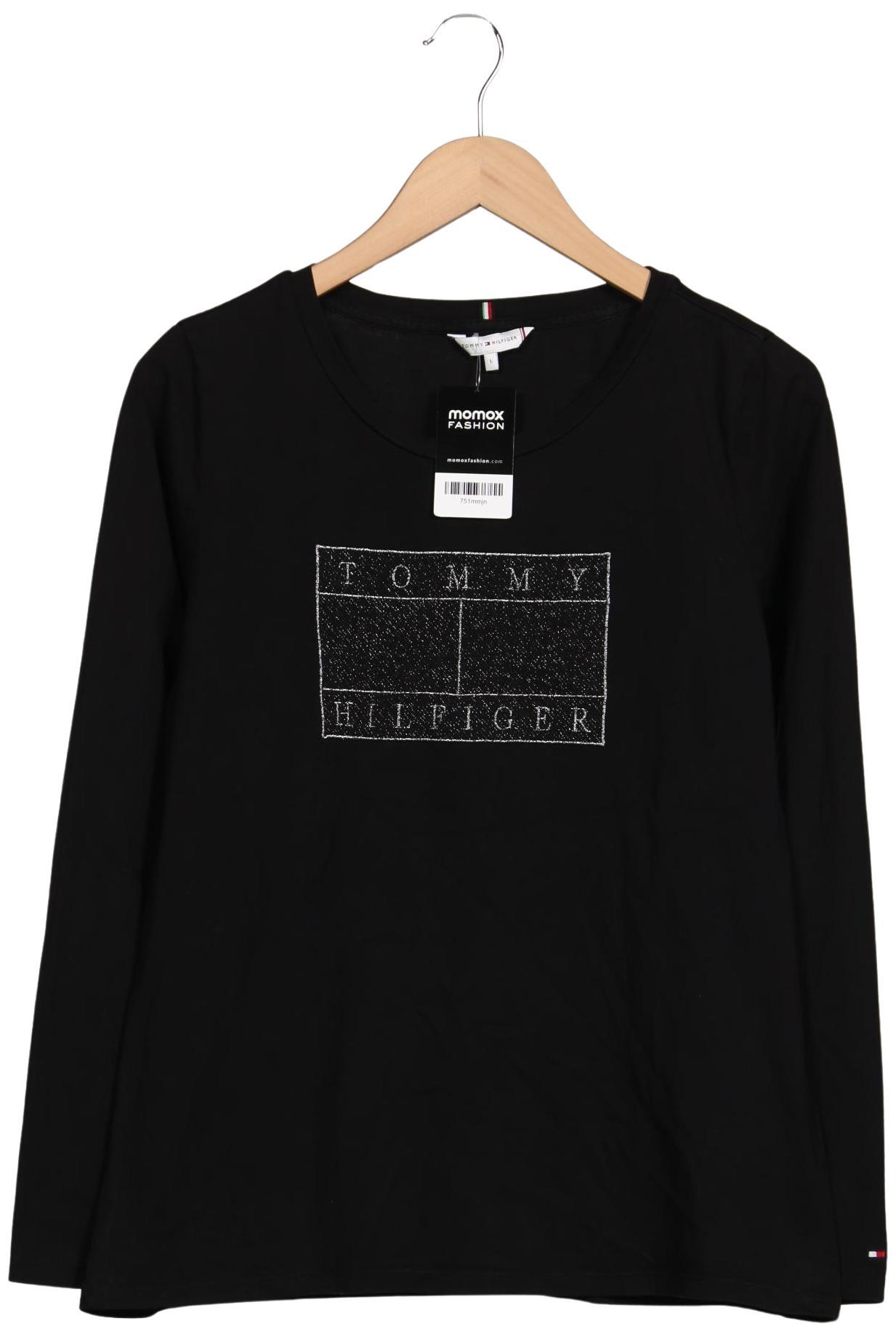 

Tommy Hilfiger Damen Langarmshirt, schwarz, Gr. 42