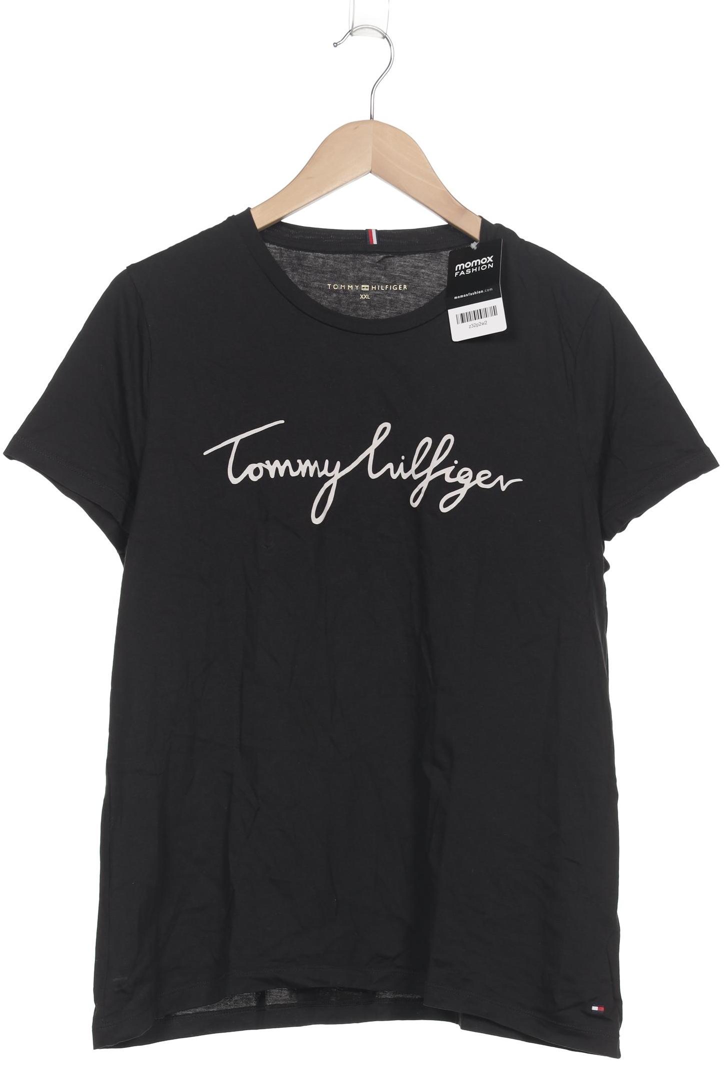 

Tommy Hilfiger Damen T-Shirt, schwarz, Gr. 46