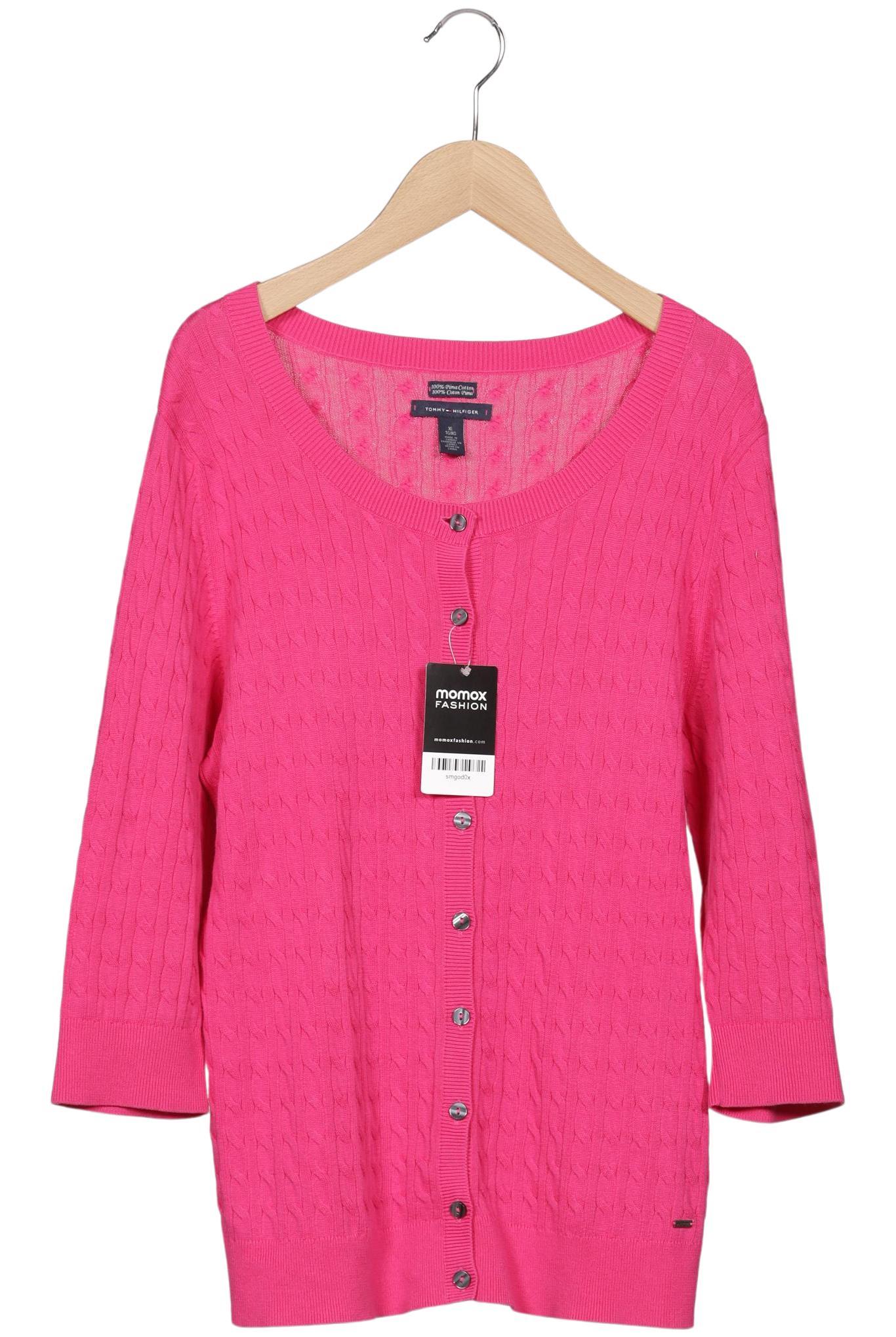

Tommy Hilfiger Damen Strickjacke, pink, Gr. 44