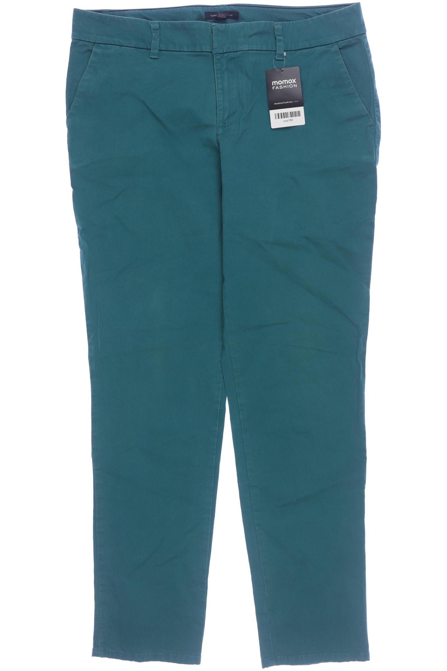 

Tommy Hilfiger Damen Stoffhose, türkis, Gr. 8