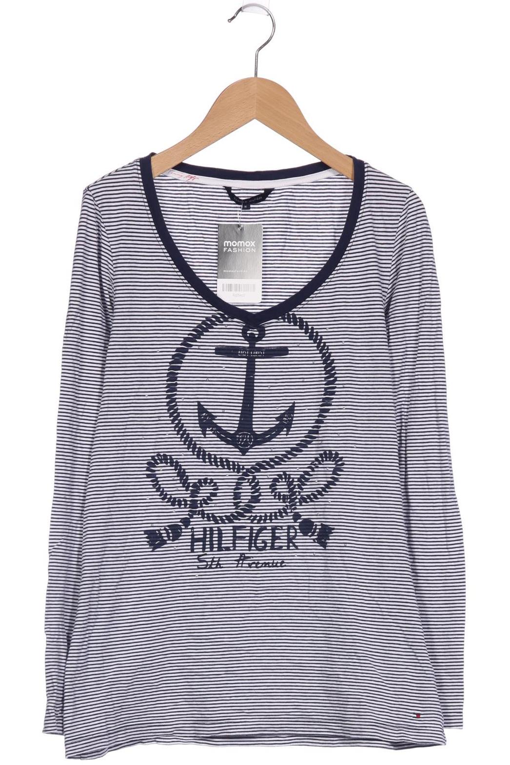 

Tommy Hilfiger Damen Langarmshirt, marineblau, Gr. 38