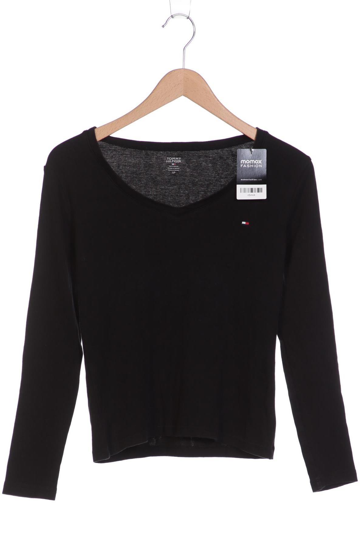 

Tommy Hilfiger Damen Langarmshirt, schwarz, Gr. 36