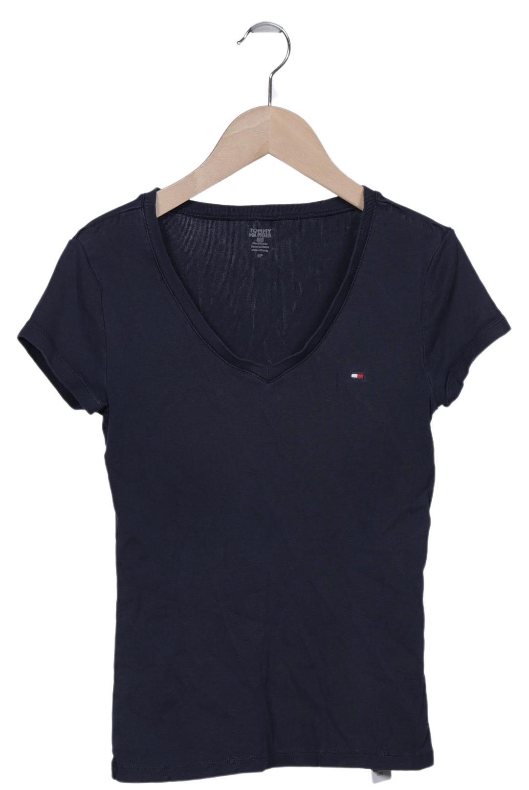 

Tommy Hilfiger Damen T-Shirt, marineblau, Gr. 36